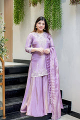 Classic Ethnic Ensemble Kurta Sharara Set