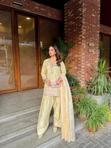 Gulnaar Satin Farshi Set